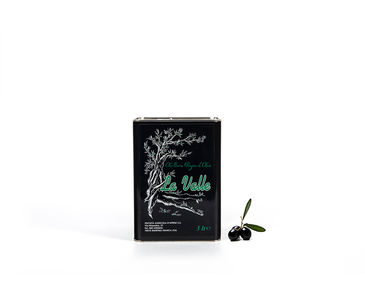 Olio Extra Vergine di Oliva Pugliese – lattina 3Lt