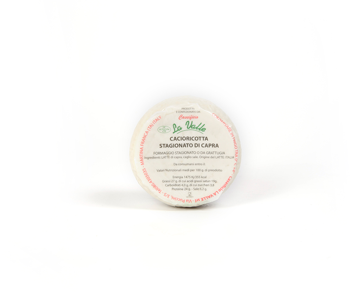Vendita online Cacioricotta Pugliese di Capra Vendita online Cacioricotta Pugliese di Capra – La Valle